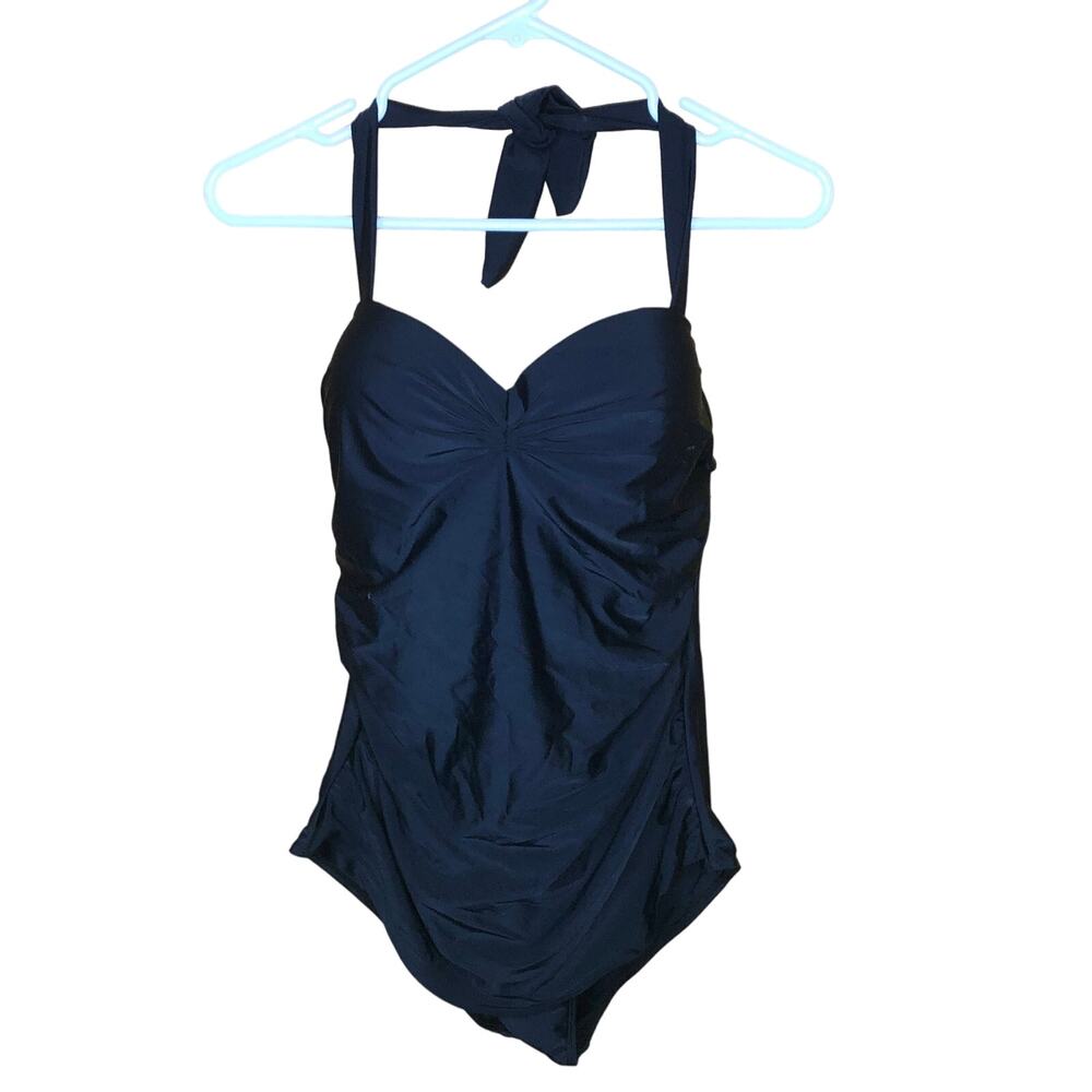 Unique & Classic Black Halter Swimsuit 12